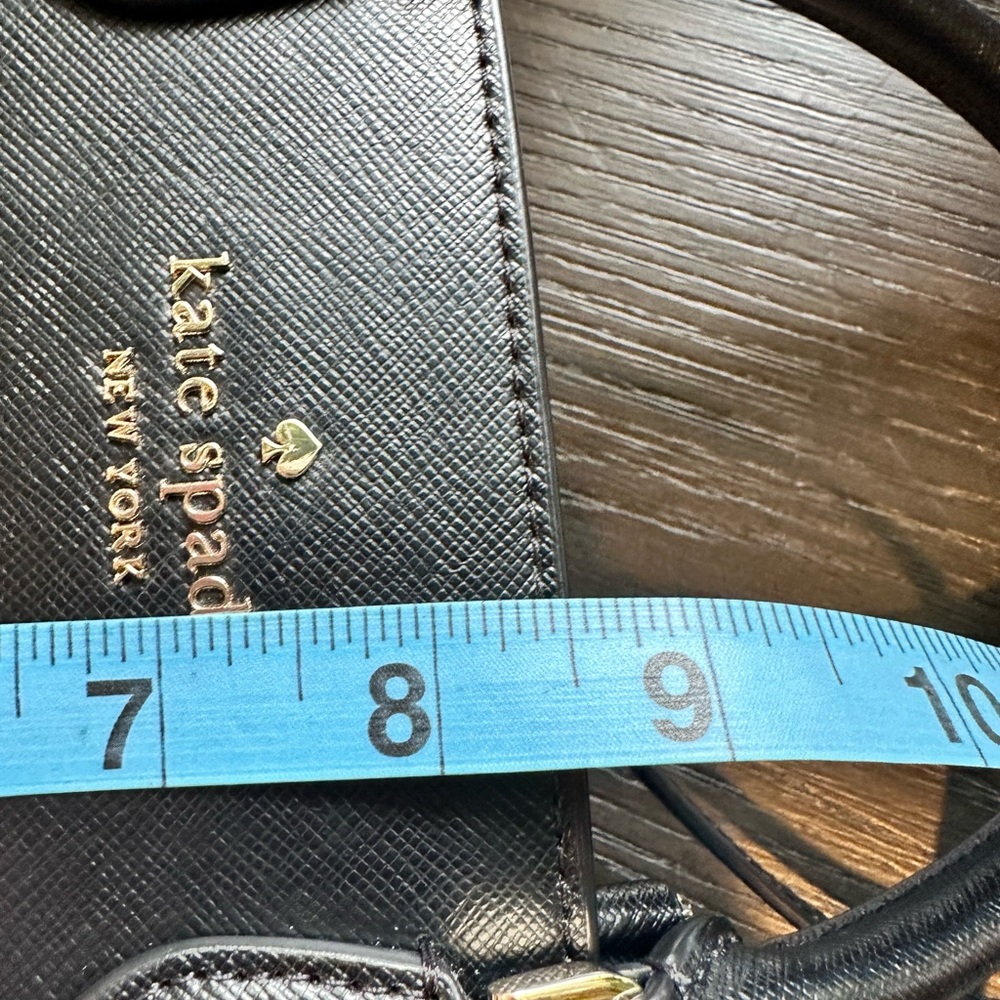 Kate Spade Black Leather Tote Bag - Picture 7 of 8